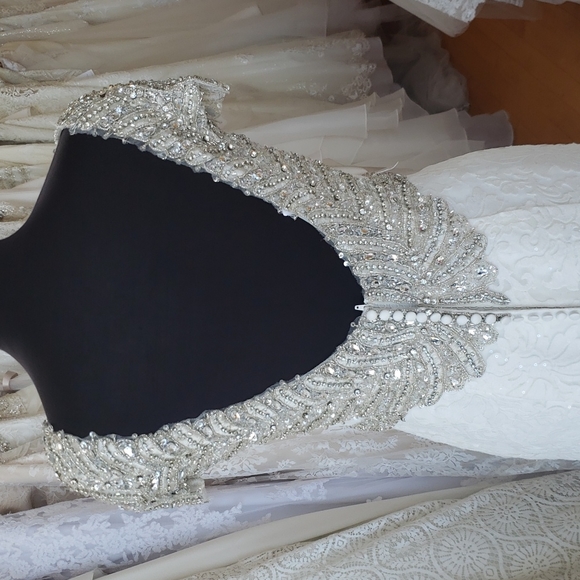 Great Gatsby wedding gown - Picture 6 of 7
